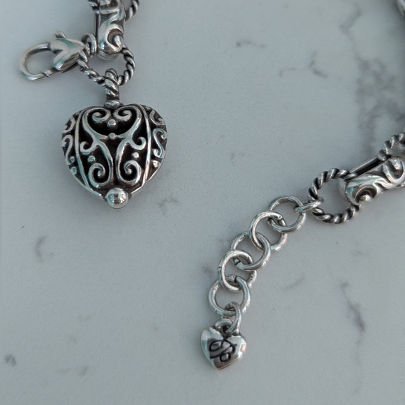 Brighton Bibi Heart Bracelet EUC - Picture 3 of 3